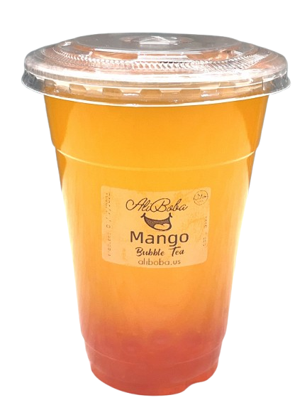 Mango Fruit Boba with Popping Boba