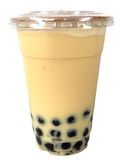 Mango Milk Boba with Tapioca