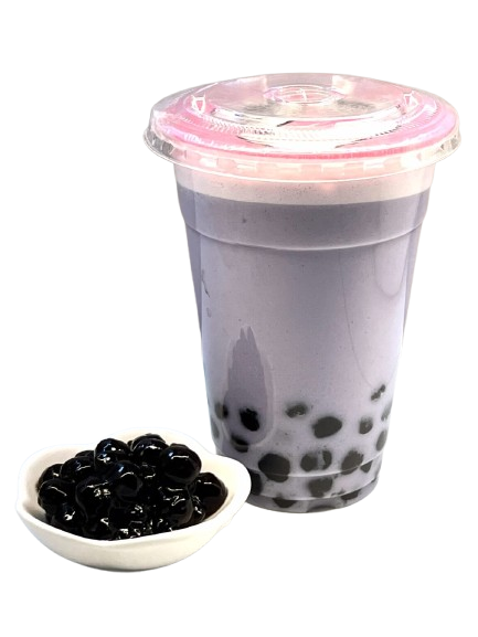 Taro Milk Boba with Tapioca