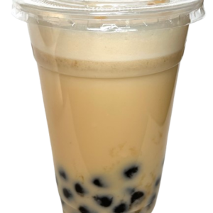 Peach Milk Tea Boba with Tapioca