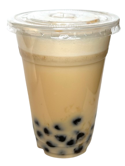 Peach Milk Tea Boba with Tapioca